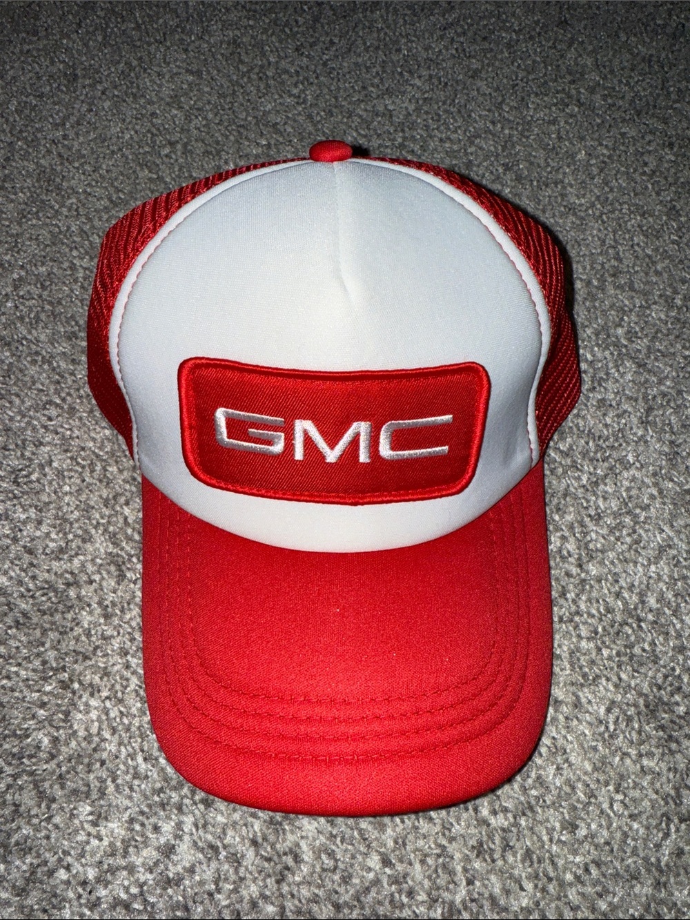 GMC Red and White Trucker Hat